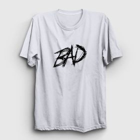 Presmono Unisex Beyaz Bad XXXTentacion Kapüşonlu T-shirt