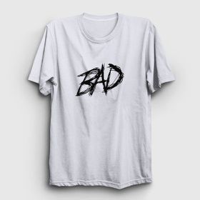 Presmono Unisex Beyaz Bad XXXTentacion Kapüşonlu T-shirt