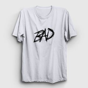 Presmono Unisex Beyaz Bad XXXTentacion Kapüşonlu T-shirt
