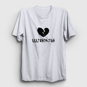 Presmono Unisex Broken Heart Xxxtentacion Siyah T-Shirt
