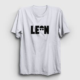 Presmono Unisex Cap Film Leon Gri Kolsuz T-shirt
