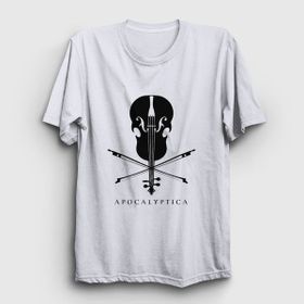 Presmono Unisex Cello Apocalyptica Beyaz T-Shirt