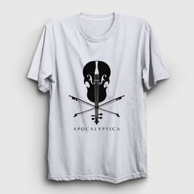 Presmono Unisex Cello Apocalyptica Beyaz T-Shirt