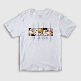 Presmono Unisex Çocuk Espada Anime Bleach Beyaz T-Shirt