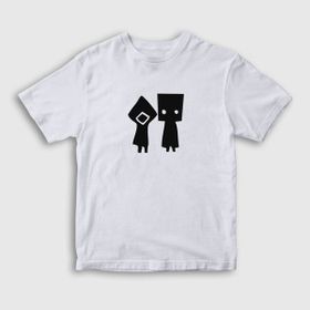 Presmono Unisex Çocuk Six And Mono Little Nightmares Beyaz T-Shirt