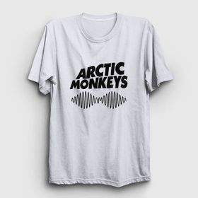 Presmono Unisex Cover Arctic Monkeys Mavi T-Shirt