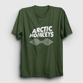 Presmono Unisex Cover Arctic Monkeys Mavi T-Shirt