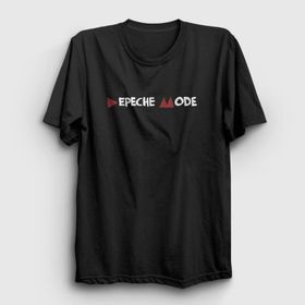 Presmono Unisex Delta Depeche Mode Siyah T-Shirt
