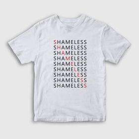 Presmono Unisex Diagonal Shameless Beyaz T-Shirt