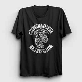 Presmono Unisex Eskişehir Sons Of Anarchy Siyah T-Shirt