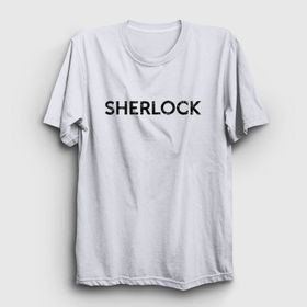 Presmono Unisex Fact Sherlock Holmes Beyaz T-Shirt