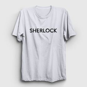 Presmono Unisex Fact Sherlock Holmes Beyaz T-Shirt