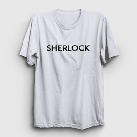 Presmono Unisex Fact Sherlock Holmes Beyaz T-Shirt