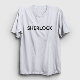 Presmono Unisex Fact Sherlock Holmes Beyaz T-Shirt