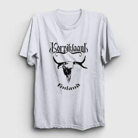Presmono Unisex Finland Korpiklaani Siyah T-Shirt