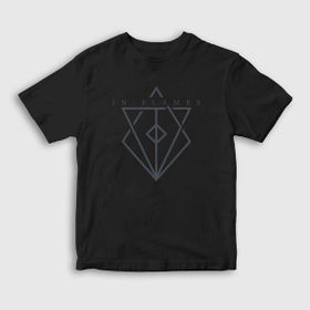 Presmono Unisex Fire In Flames Siyah T-Shirt