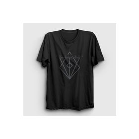 Presmono Unisex Fire In Flames Siyah T-Shirt