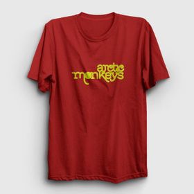 Presmono Unisex Five Arctic Monkeys Mor T-Shirt