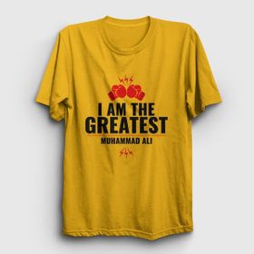 Presmono Unisex Greatest Muhammed Ali Beyaz T-Shirt