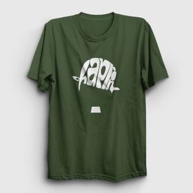 Presmono Unisex Hat Charlie Chaplin Haki T-Shirt