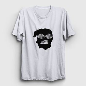 Presmono Unisex Head Arctic Monkeys Beyaz T-Shirt