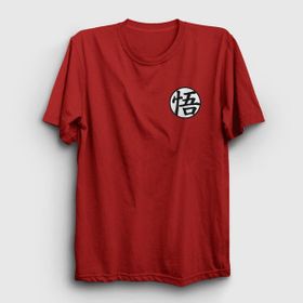 Presmono Unisex Kanji Go Anime Dragon Ball Mavi T-shirt