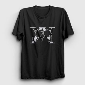 Presmono Unisex Killua And Gon Anime Hunter X Hunter Siyah T-Shirt