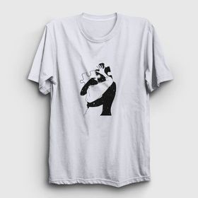 Presmono Unisex Kiss Valentine'S Day Sevgililer Günü Beyaz T-Shirt