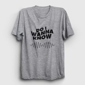 Presmono Unisex Know Arctic Monkeys Gri T-shirt