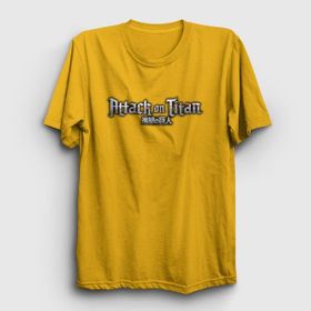 Presmono Unisex Logo Anime Attack On Titan Haki T-shirt