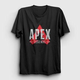 Presmono Unisex Logo Apex Legends Siyah T-Shirt