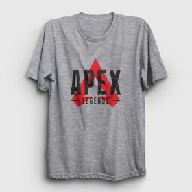 Presmono Unisex Logo Apex Legends Siyah T-Shirt
