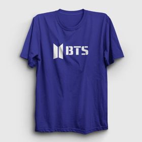 Presmono Unisex Logo Bts Beyaz T-Shirt