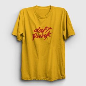 Presmono Unisex Logo Daft Punk Haki T-shirt