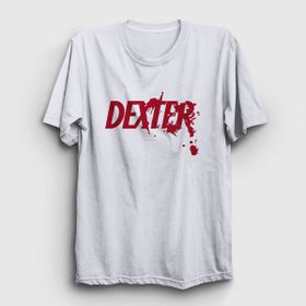 Presmono Unisex Logo Dexter Beyaz T-Shirt