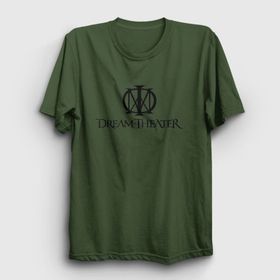 Presmono Unisex Logo Dream Theater Siyah T-Shirt