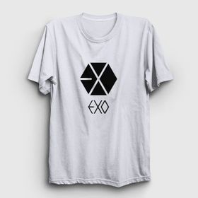 Presmono Unisex Logo Exo Beyaz T-Shirt