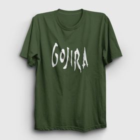 Presmono Unisex Logo Gojira Siyah T-Shirt