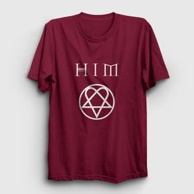 Presmono Unisex Logo Him Beyaz T-Shirt