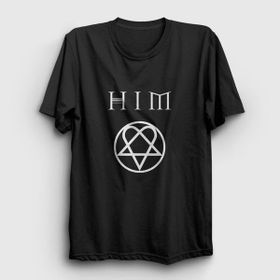 Presmono Unisex Logo Him Siyah T-Shirt