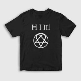 Presmono Unisex Logo Him Siyah T-Shirt