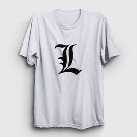 Presmono Unisex Logo L Anime Death Note Siyah T-Shirt