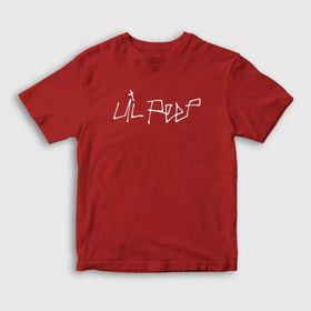 Presmono Unisex Logo Lil Peep Beyaz T-Shirt