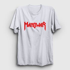 Presmono Unisex Logo Manowar Haki T-Shirt