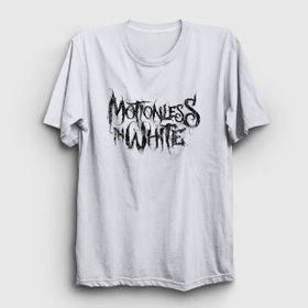Presmono Unisex Logo Motionless In White Siyah T-Shirt