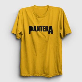 Presmono Unisex Logo Pantera Bordo T-shirt