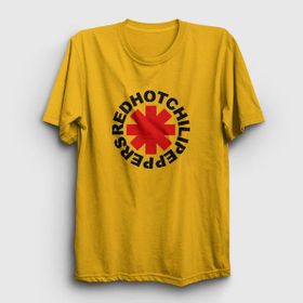 Presmono Unisex Logo Red Hot Chili Peppers Haki T-Shirt