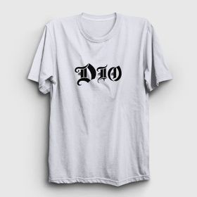 Presmono Unisex Logo Ronnie James Dio Siyah T-Shirt