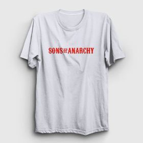 Presmono Unisex Logo Sons Of Anarchy Siyah T-Shirt