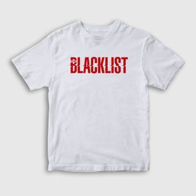 Presmono Unisex Logo The Blacklist Beyaz T-Shirt